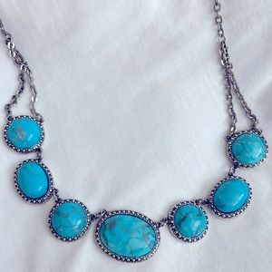 Silver Turquoise Necklace